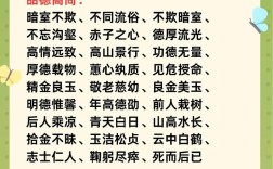 關(guān)于高尚的成語