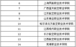 2024年空乘專科學(xué)校排名