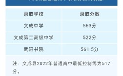 武陽書院錄取分?jǐn)?shù)線