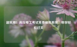 超實用！高壓電工考試免費模擬系統(tǒng)，幫你輕松過關(guān)