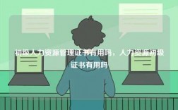初級人力資源管理證書有用嗎，人力資源初級證書有用嗎