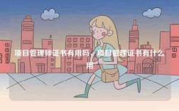 項目管理師證書有用嗎，項目管理證書有什么用