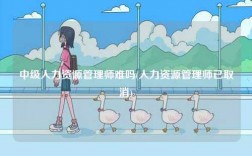 中級(jí)人力資源管理師難嗎(人力資源管理師已取消)