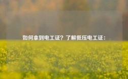 如何拿到電工證？了解低壓電工證：