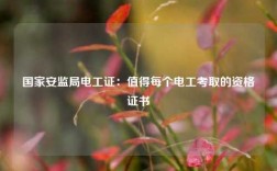 國(guó)家安監(jiān)局電工證：值得每個(gè)電工考取的資格證書(shū)