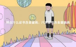 現在什么證書含金量高，八大證書含金量最高