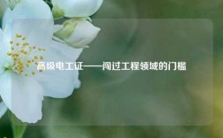 高級(jí)電工證——闖過(guò)工程領(lǐng)域的門(mén)檻