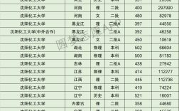 沈陽化工大學(xué)分數(shù)線