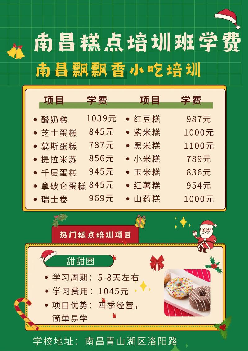 糕點師培訓學費多少-圖1