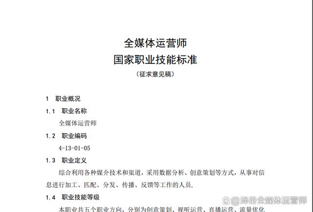 全媒體運營師標準(運營師是干嘛的)-圖1