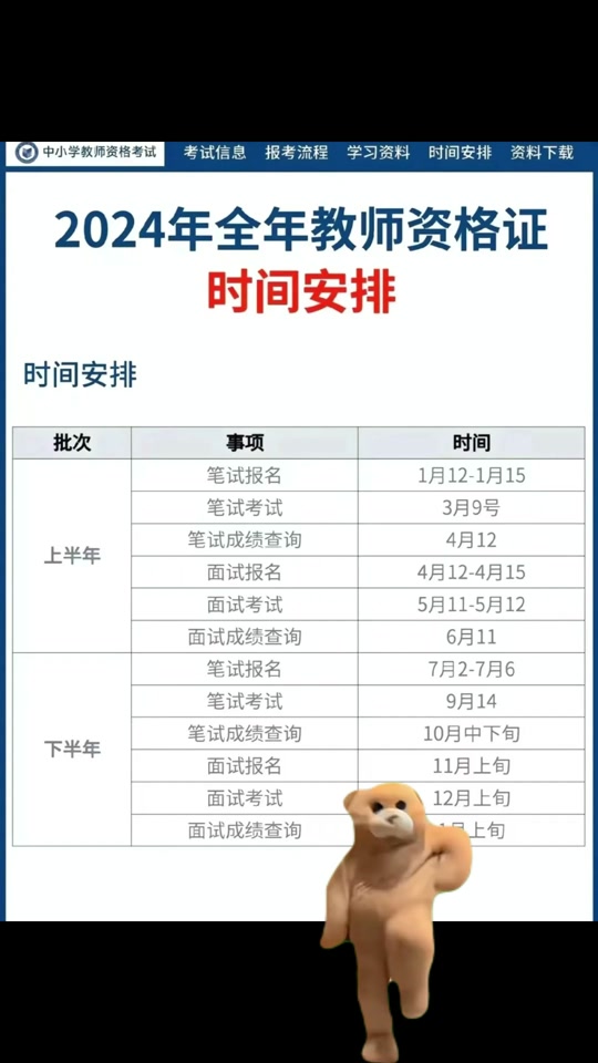 教資認(rèn)定時(shí)間(2024教資下半年是幾月幾號)-圖1
