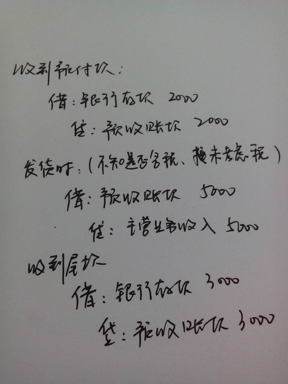 收到貨款的會計分錄怎么寫(收到一筆主營業務收入的分錄)-圖1