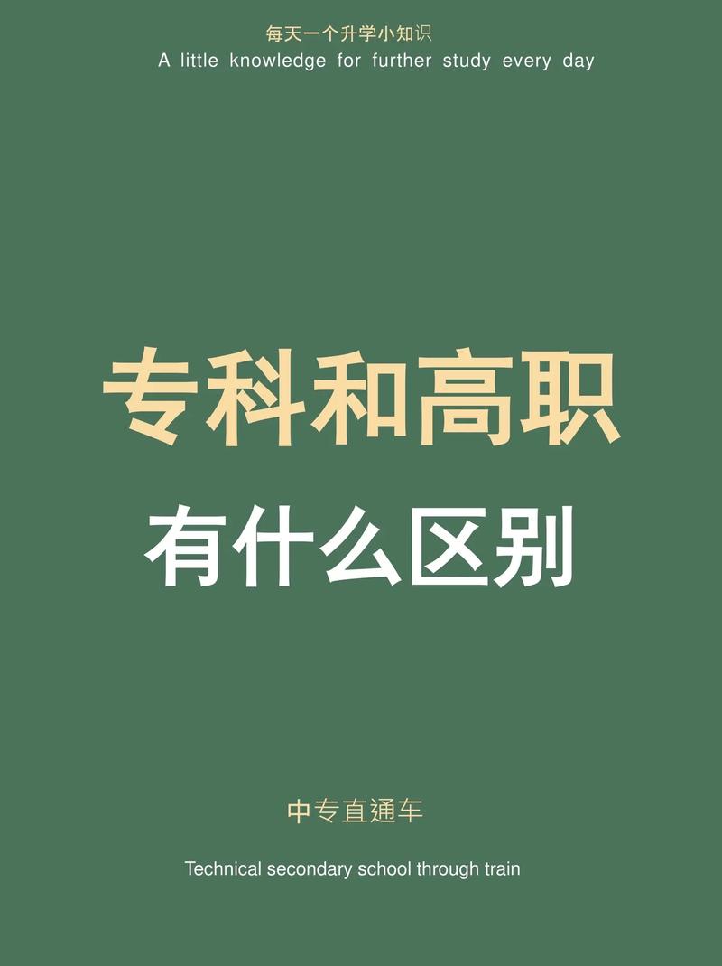 大專和高職有什么區(qū)別嗎-圖1