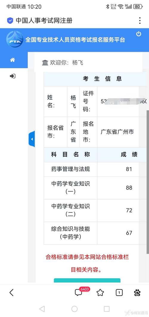 執(zhí)業(yè)藥師成績(jī)查詢-圖1