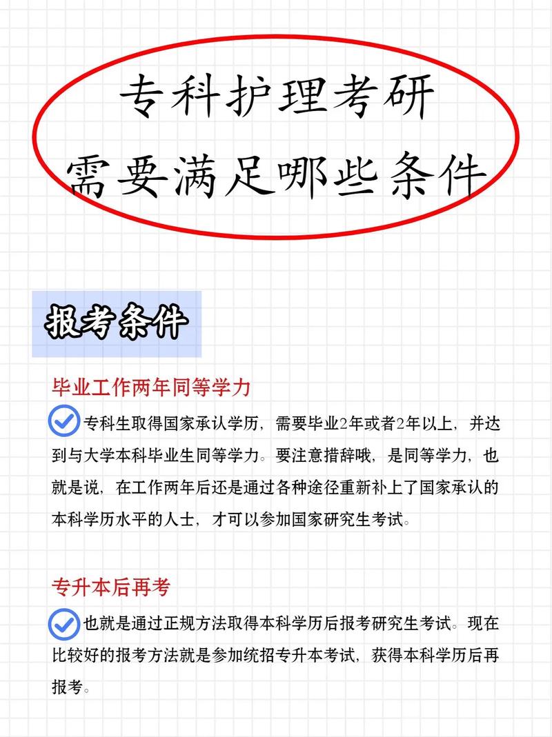 護(hù)理專科考研需要什么條件-圖1