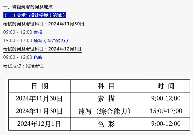 2025年內(nèi)蒙古藝術(shù)統(tǒng)考考試時間 具體幾月幾日-圖1