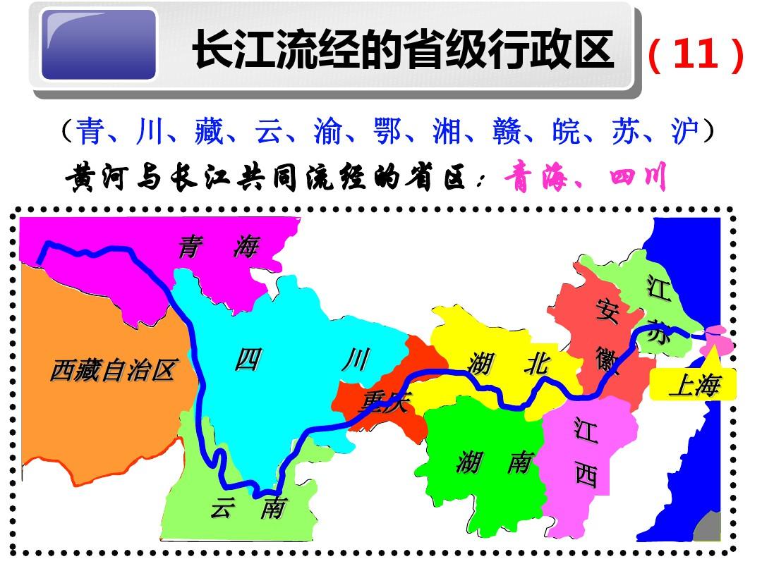 長(zhǎng)江流經(jīng)的11個(gè)省級(jí)行政區(qū)-圖1