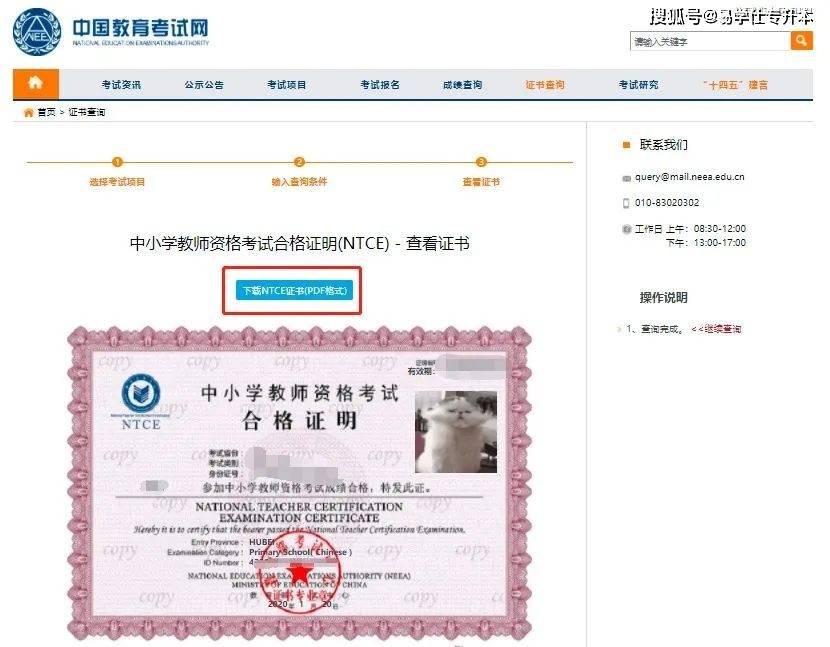 中國教師資格網證書查詢-圖1