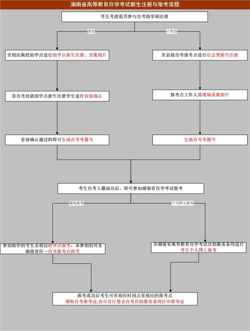 湖南省自考自助服務系統（附入口+流程）-圖1