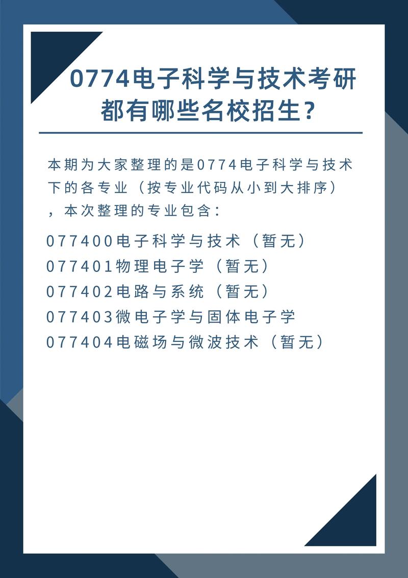 電子科學(xué)與技術(shù)考研-圖1
