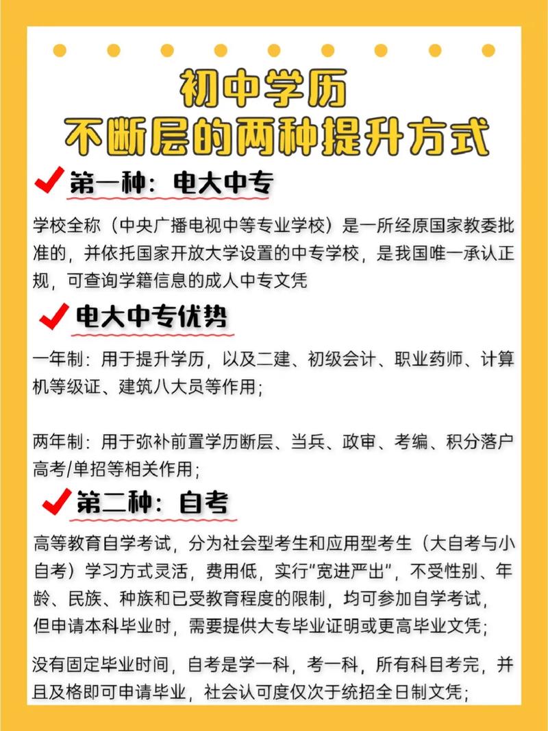 初中畢業(yè)學(xué)歷提升-圖1