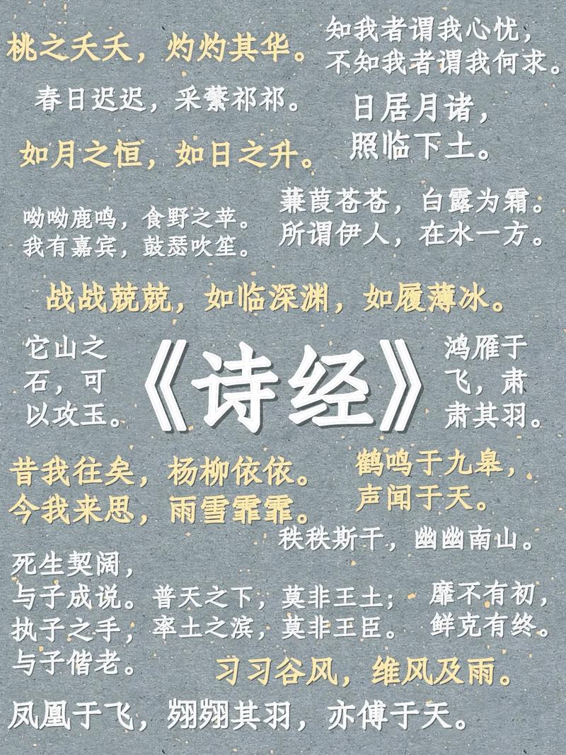 詩經里的冷門美句-圖1