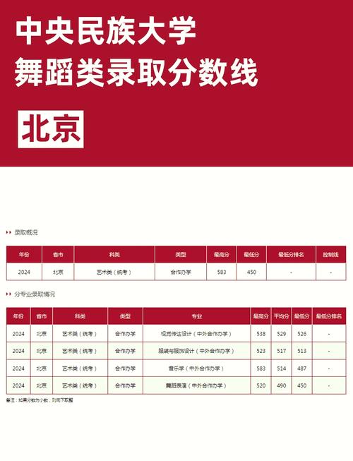 中央民族大學(xué)舞蹈學(xué)院錄取分?jǐn)?shù)線-圖1