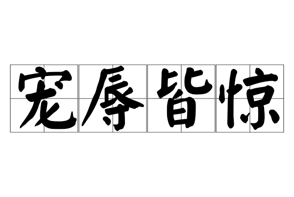 寵辱若驚是什么意思_近義詞_來源-圖1